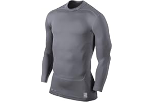 Nike Pro Combat Core 2.0 Maillot de compression à manches longues Homme Gym Red/Cool Grey/Cool
