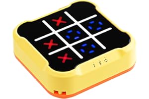 BTFO Elektroniczna Gra w Kólko i Krzyzyk, Przenosna Konsola do Gier Logicznych Przenosne Gry Elektroniczne Podrózne Edukacyjne Wspomagajace Rozwój Pamieci Gry Planszowe Fidget Toys dla Dzieci Doroslych