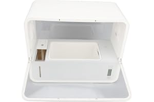 Tnfeeon Pilzzuchtzelt, Intelligentes, Erdloses, Transparentes Sichtfeld, Automatische LED-Beleuchtung, Stillluft, Pilzbox für Sporen, Gartenbaubedarf