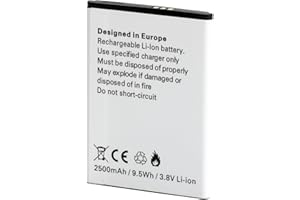 CHUNCAIL AK-S3m Akku, 2500mAh Li-ion Ersatzakku, 3,8V, Kompatibel mit Emporia Smart 3 Mini, S4