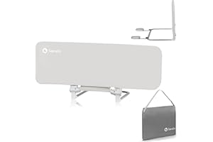 LIONELO Lora Przenośna Barierka do Łóżka dla Dzieci, Regulacja Pochylenia 180 stopni, Składana Barierka do Łózka, 45 cm – 105 cm, Blokada StandSafe, Zabezpiecza przed wypadnięciem