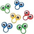 Googly Eyes Finger Puppets Net Bag - Colorful, Entertaining Playtime Pals for Kids - Perfect for Parties & Playtime - 8ct