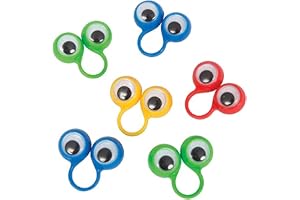 Unique 8 Googly Eyes Finger Puppets