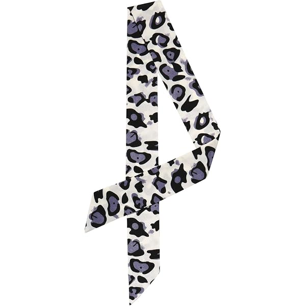 Lot De 2 Foulards Longs Unis En Satin Fin - Noir Et Blanc - Accessoire Élégant Pour Cravate, Sac Et Cheveux
