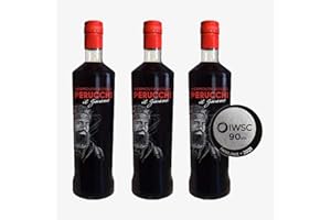Vermouth Perucchi Il Giovane - Pack de 3 Botellas de Vermut Rojo de 1L - Primer Vermut 100% Elaborado en España - Vermouth Rosso Joven Sin Envejecimiento - Receta Artesana y Casera