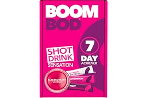 Boombod Weight Management Shot Drink, Glucomannan, High Potency, Diet And Exercise Enhancement, Keto And Vegan Friendly, Sugar And Aspartame Free, Gluten-Free - Blackcurrant Flavour