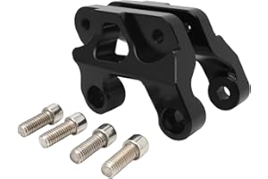 JFG RACING Sur Ron Fußrastenhalterung, Fußrasten, Tieferlegung, CNC-Aluminium, für Sur Ron S/X Segway X160/X260 Elektro-Dirt Bike, Schwarz