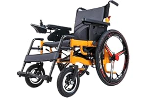 WMMY Elektrischer Rollstuhl Faltbar, Medizinischer Leichte Roller,Tragbare Ältere Behinderte Hilfe Auto mit Li-Ion Battery, Reichweite 18-25 km