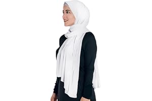 Lina & Lily Maxi Hijab Jersey Premium, Kopftuch Schal Turban für Muslimische Frauen