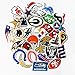Price comparison product image ZUIYIJIANGNAN American Football Stickers(32pcs) NFL New England Patriots Philadelphia Eagles Badge Stickers Snowboard Laptop Luggage Car Motorcycle Bicycle Fridge DIY Styling Vinyl Home Decor (1)