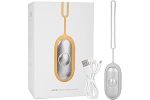 ‎BESTYIJO Schlafhilfegerät, Mini Handheld Einschlafhilfe Gerät, Tragbare Schlafmittel Maschine für Schlaflosigkeit, USB-Ladegerät, Angstdruckentlastung, Schlafhilfe, Stressabbau (Silber)