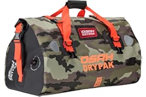 Greanthour Sacchetto asciutto moto-Borse da sella impermeabili per motociclette e bagagli con chiusura a rullo，Grande Spazio di Immagazzinaggio，Escursionismo, Ciclismo, Viaggio(Jungle, 40L)