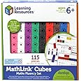 Learning Resources LSP4299-UK Maths Fluency Set-MathLink Cubes