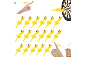 RXKFIGX kuyi 30 Pièces Poulet Catapulte Poulet Volant Extensible Étirer Le Poulet Volant Poulet Catapulte Flick Jouet de Poulet nouveautés catapulte Poulet Kids Party Flying Chicken Poulet à la Fronde Jouet