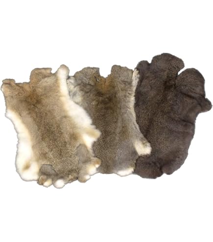 Kaninchenfell Ca. 30 Cm NEU Und Gegerbt - Farbe: Grau-braun