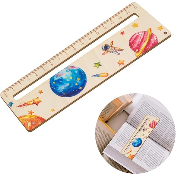 3 Strisce Guida Lettura Per Bambini - Righello Legno 18x6cm Con Finestra | Aiuto Dislessia E Concentrazione - Foto 3