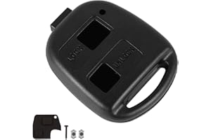 Bahan alamy 2 Tasti Cassa Telecomando per Toyota Auris Avensis Corolla RAV4 Tundra Yaris, Guscio Chiave Completo di Pulsanti In Gomma e Vite