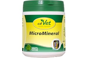 cdVet Naturprodukte MicroMineral Hund & Katze 500 g - fornitura di micronutrienti naturali - organi di disintossicazione sollievo - equilibrio minerale - metabolismo - cappotto - protezione vitamina -