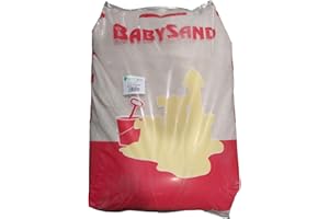 Seat Flor Sabbia per Gioco 25 kg. Colore Bianco Caraibico Ideale Anche per ACQUARI E Animali (25 kg. c.a.)