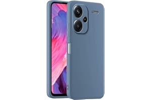 HULLIN Coque de Téléphone en Silicone Colorée, Adaptée à Redmi Note 13 Pro+ / Redmi Note 13 ProPlus (6.67") - Gris Lavande