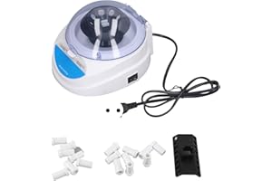 VIAGASAFAMIDO Mini Centrifuga 4000 Giri/min Massimo 810xg Centrifuga Laboratorio Portatile a Basso Rumore per Provette Centrifuga 5 Ml 4 Ml 2 Ml 1,5 Ml 0,5 Ml 0,2 Ml Provette per