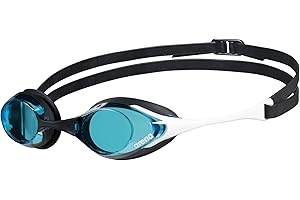 ARENA Cobra Original Swipe Occhialini Nuoto da Gara Unisex Adulto, Occhialini Piscina con Lenti Anti-Appannamento Protezione UV, 4 Ponti Nasali Intercambiabili