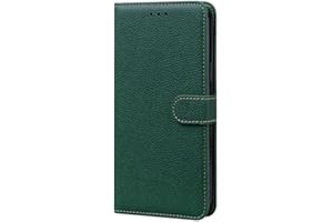 KRJCSFHY Handyhülle für Samsung Galaxy S22 Ultra Hülle, für Samsung Galaxy S22 Ultra Tasche mit Kartenfach Magnetic Geld Slot Ständer Flip Case Leder Schutzhülle für Samsung Galaxy S22 Ultra Hülle, Dunkelgrün