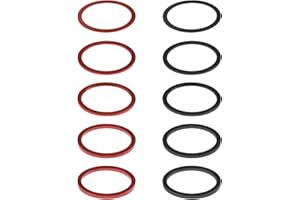 Create idea Arandelas de cubo de volante de bicicleta 10x espaciadores de Cassette de velocidad arandelas de soporte inferior para la mayor¨ªa de las bicicletas 7 8 9 Cassette de velocidad negro rojo