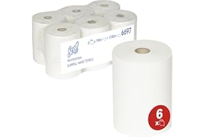 Scott Essuie-mains roulés Slimroll 6697 - 6 x rouleaux de 190 m (1 140 m au total)