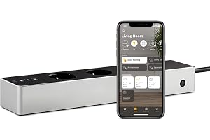 Eve Energy Strip - Smart Triple Outlet & Power Meter med överspänningsskydd, överströmsskydd, smart förgrenare, Wi-Fi, HomeKi
