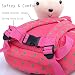 Babyhugs® Kids Walker Saftey Harness Back pack with detachable soft toy Reins - Red Bag with Cute Bunny Rabbit
