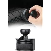 Otomobil Temizlik Fır&ccedil;ası, Lastik ve İ&ccedil; Mekan Detaylı Temizlik i&ccedil;in Yumuşak T&uuml;yl&uuml; Fır&ccedil;a, Siyah, 60mm x 62mm