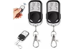 TAIMEIMAO Fernbedienung Garagentor, 2 Stück 433 MHz Universal Fernbedienung Klonen, Garagentoröffner Kompatibel mit Marantec, Handsender 433 MHz, für Schalter Licht, Garagentor Autos, Rollladenschalter