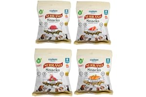 CT-TRONICS Mediterranean Natural Serrano Snacks para Perros 12X100GR Mixes (Mediterráneo)