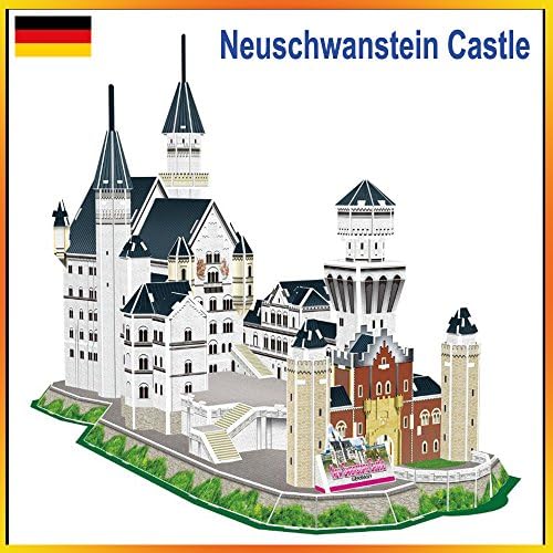 Most Popular New Swanstone Castle (Neuschwanstein Castle) 3D Puzzle | Best Christmas and new year gift by TeeDee365