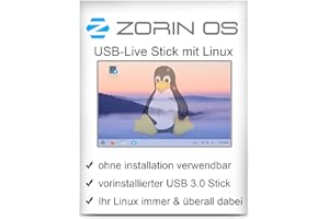 VARIOUS Linux Zorin OS mit 64 Bit - Live Version - bootfähig - Betriebssystem
