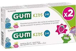 Truskawkowa pasta do zębów 2x50ml Dzieci od 2 do 6 lat Gum