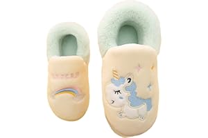 Unitysow Pantofole Bambini Pantofola da Invernali Caldo Pelose Ciabatte Ragazzi Ragazze Carino Pantofole da Casa Comode Antiscivolo Slipper Scarpe Bambino