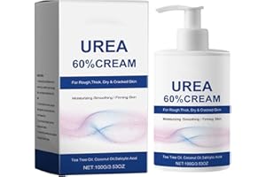 EVEBEATY Deep Moisturizing Urea Cream for Cracked Heels and Dry Skin - Callus for Feet, Knees, and Hands - 60% Urea Hand Foot Cream for Intense Hydration and Softening