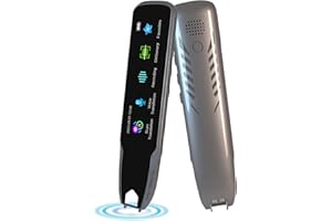 L-TIMEYUU Language Translator Pen for Dyslexia - Offline Reader Pen Supports Real-Time Scan to OCR Text & Voice Translation, 112 Online Languades Dictionary Pens for Professionals, Meetings, Learning, Students