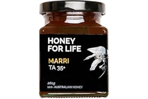 Extremely Active Honey | Marri TA35+ / MGO 1125+ | Stronger than Manuka Honey 1000 MGO/Manuka Honey Medical Grade | Raw Honey - Cold Pressed & Unpasteurised | Honey for Life (260g)