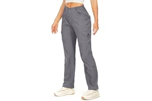 Winebox Walking Trousers for Womens Hiking Trousers Cargo Pants Summer Lightweight Quick Dry Stretch Outdoor Casual UPF 50 Running Cycling Trekking