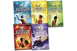 Percy Jackson Pack, 5 books, RRP £34.95 (Battle Of The Labyrinth; LightningThief; Last Olympian; Sea of Monsters; Titan's Curse). (Colour Young Puffin)