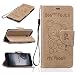 Produktbild Chreey Huawei P9 (5.2 Zoll) Hülle Cover Case Leder Muster Flip Etui ,Kreditkartenslot, Sie können Ihr Telefon Shell schützen (DON'T TOUCH MY PHONE)