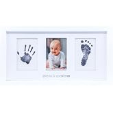 FUFIZU Newborn Baby Hand and Footprint Photo Frame Set - With Inkless Printing Kit