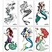 Produktbild HEMENG Temporär Tätowierung schwarz Tattoo Körperkunst Kleine Bögen Tattoo Aufkleber Fake Arm Tattoos Sticker für männer Frauen6 Blatt 10.5cm*21cm