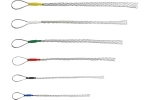 IRSCorp Kit de chaussettes de traction de câble en acier galvanisé antidérapant pour câble de tirage de fil lassos ensemble de cordes flexibles en maille