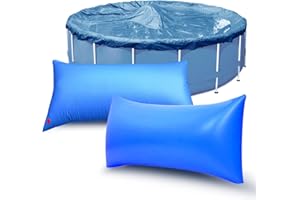 BSEICAL Coussin Piscine Hivernage Rectangle 8×4ft, Flotteur Hivernage Piscine, Coussin Gonflable Hiver, Ballon Hivernage Piscine Hors Sol, Accessoires Piscine pour Bache Oreiller Piscine Antigel (2 Pièces)