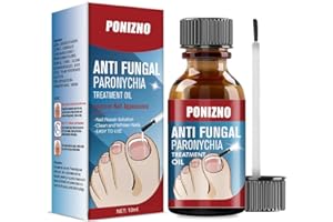 PONIZNO Micosi- Unghie- Piede, Naturale Liquido Riparatore Cura delle unghie, Rinforza la Struttura Dell'unghia Nutre e Lenisce Le Unghim