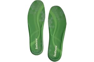 Szdxuw Semelles Mémoire de Forme Confort, Semelles de Chaussures Femme et Homme, Taille Ajustable à Découper Respirante, Légères, Offrant de Absorption des Chocs et Amortissantes, Femme Vert